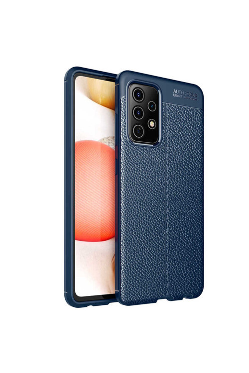 Samsung Galaxy A32 Kılıf Deri Görünümlü Silikon Zr-Niss