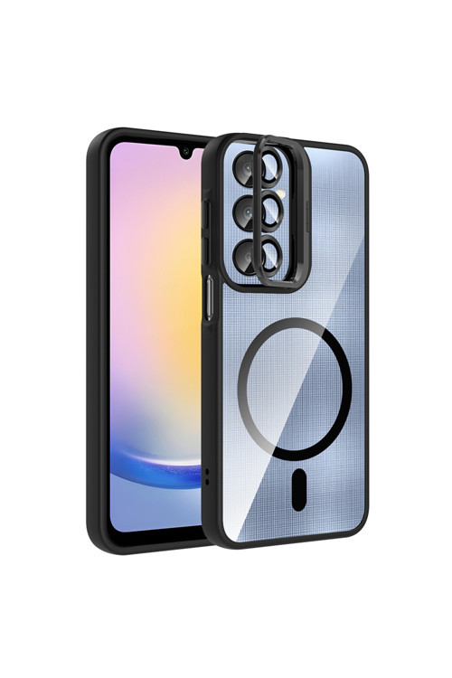 Samsung Galaxy A16 Kılıf Kamera Standlı Lens Koruyucu Hediyeli Zr-Etro