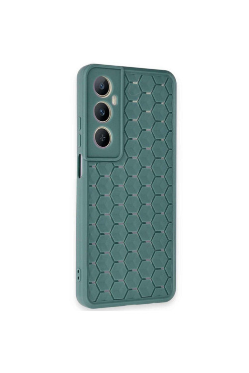 Realme C65 Kılıf Petek Görünüm Silikon Kapak Azn-Petek