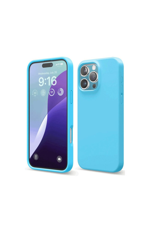 İphone 16 Pro Max Kılıf İçi Kadife Lansman Silikon Azn-Nano Uyumlu
