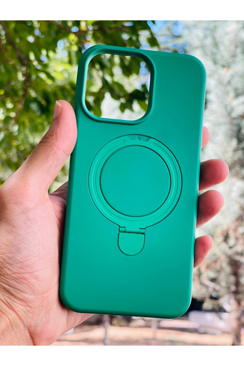 Apple İphone 14 Pro Max Kılıf Mgsafe Özellikli Standlı Pastel Renkler Azn-Reggal