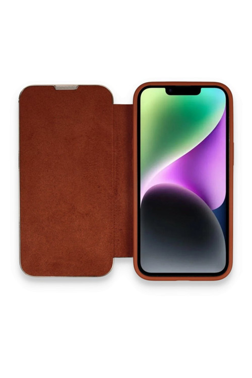 Apple İphone 14 Pro Kılıf Dolpin İnce Şık Tasarım Kapaklı Kılıf
