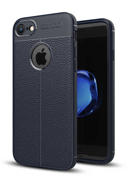 Apple İphone 8 Kılıf Deri Görünümlü Silikon Zr-Niss