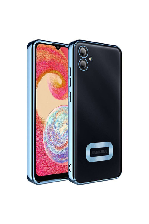 Samsung Galaxy A05 Kılıf Kamera Korumalı Logo Gösteren Silikon Zr-Omega