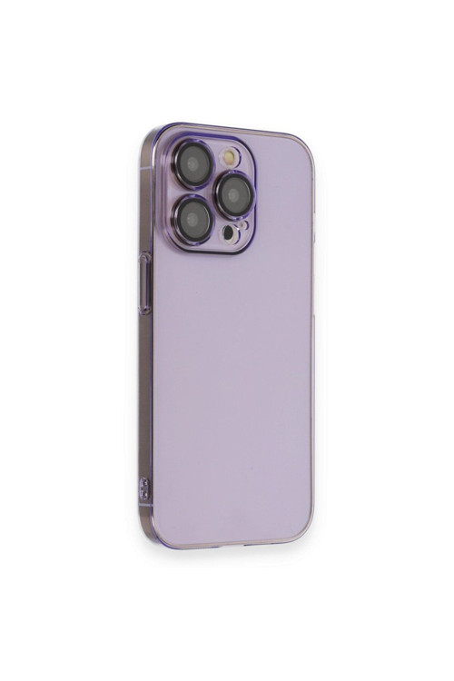 Apple İphone 13 Pro Max Kılıf Armada Lens Korumalı Sert Mika Kapak