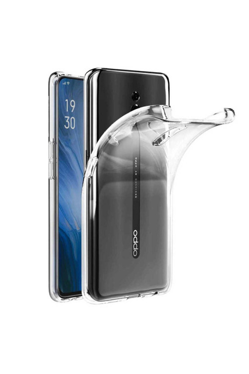 Oppo Reno 2 Uyumlu Kılıf Şeffaf İnce Esnek Silikon Kılıf Süper