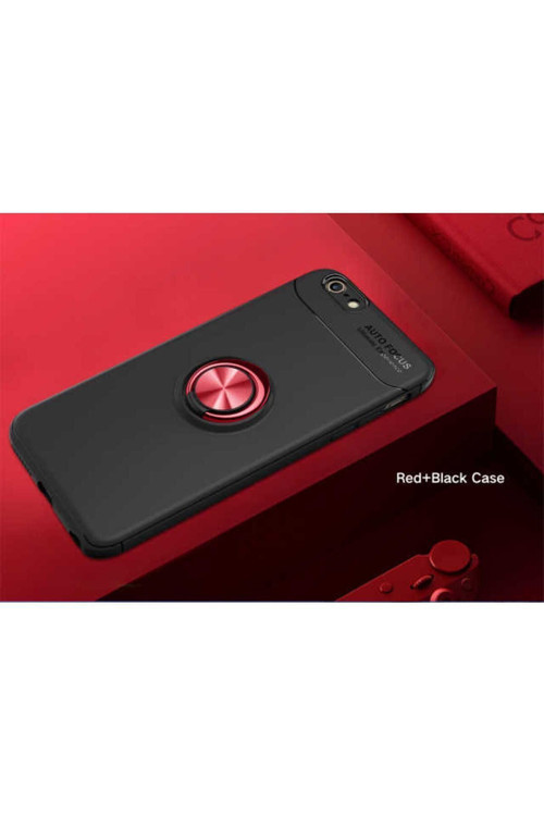Apple İphone 8 Kılıf Ravel Yüzüklü Silikon Kapak