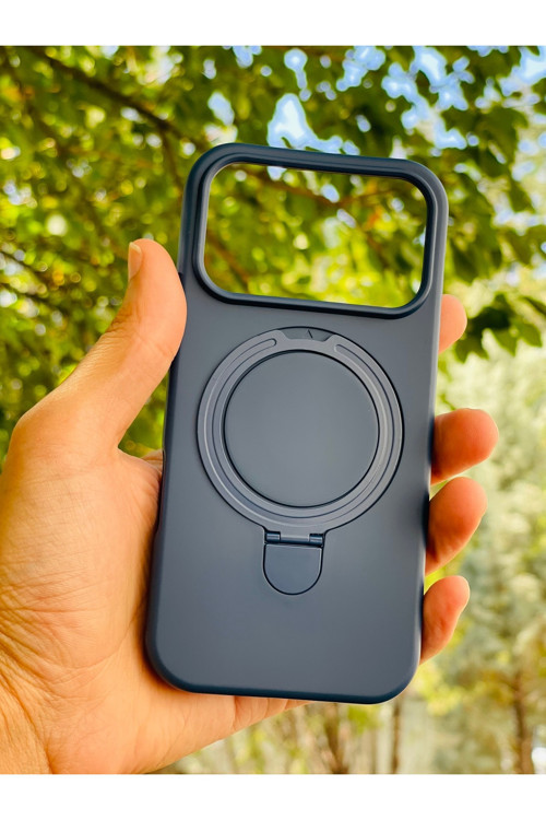 Apple İphone 17 Pro Kılıf Mgsafe Özellikli Standlı Pastel Renkler Azn-Reggal