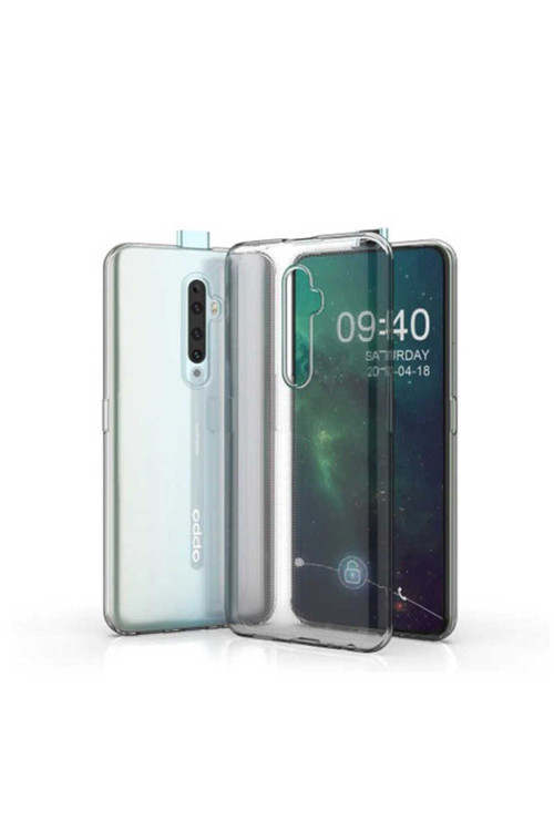 Oppo Reno 2Z Kılıf Şeffaf İnce Esnek Silikon Kılıf Süper