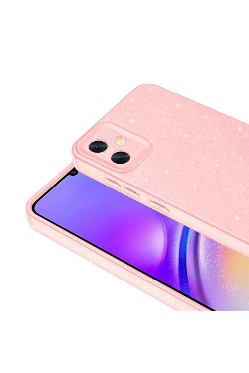 Samsung Galaxy A05 Kılıf Kamera Korumalı Simli Lüks Zr-Koton