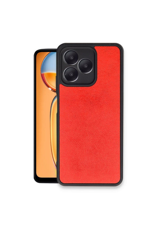 Realme Note 50 4G Kılıf Silikon Deri Kapak Azn-Aras