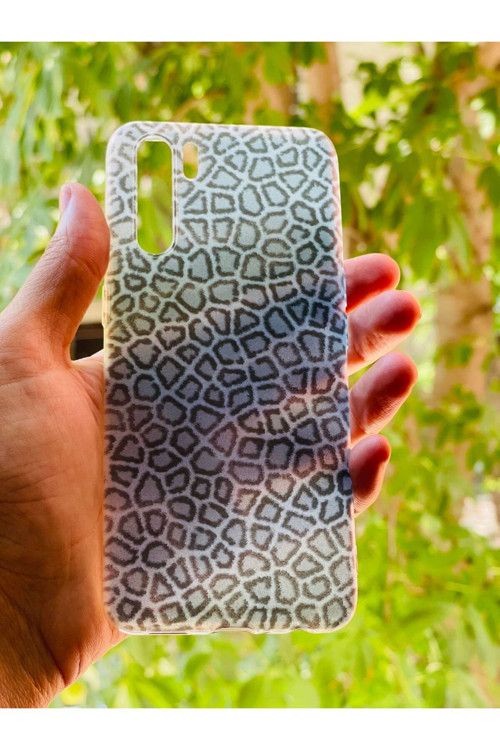 Oppo Reno 3 / A91 Kılıf Leopar Desenli Baskılı Silikon