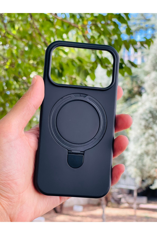 Apple İphone 17 Pro Kılıf Mgsafe Özellikli Standlı Pastel Renkler Azn-Reggal