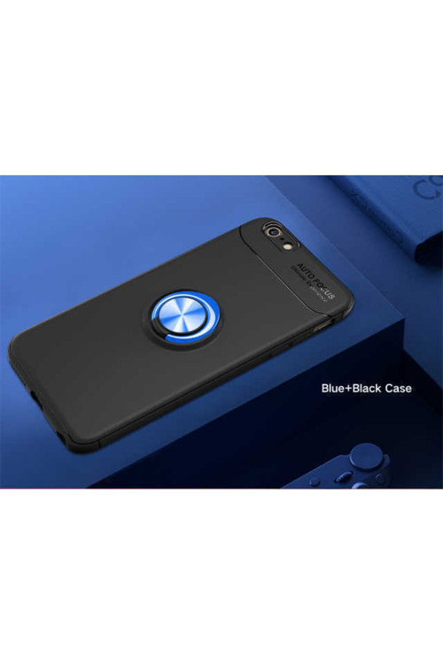Apple Iphone 6 Plus Kılıf Ravel Yüzüklü Silikon Kapak