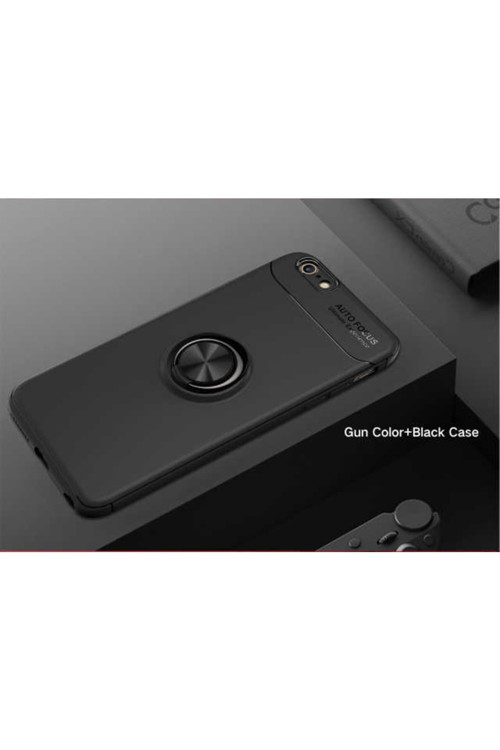 Apple Iphone 6 Plus Kılıf Ravel Yüzüklü Silikon Kapak