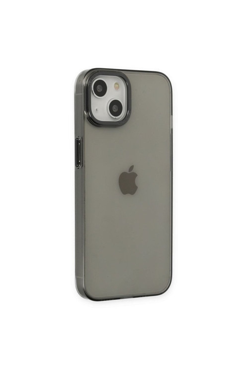 Apple Iphone 13 Kılıf Anka Pc Sert Silikon Kapak + Kablo Koruyucu + Ekran Koruyucu