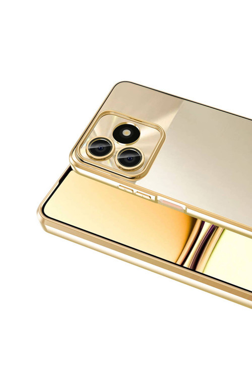 Realme Note 50 Kılıf Kamera Korumalı Logo Gösteren Silikon Zr-Omega