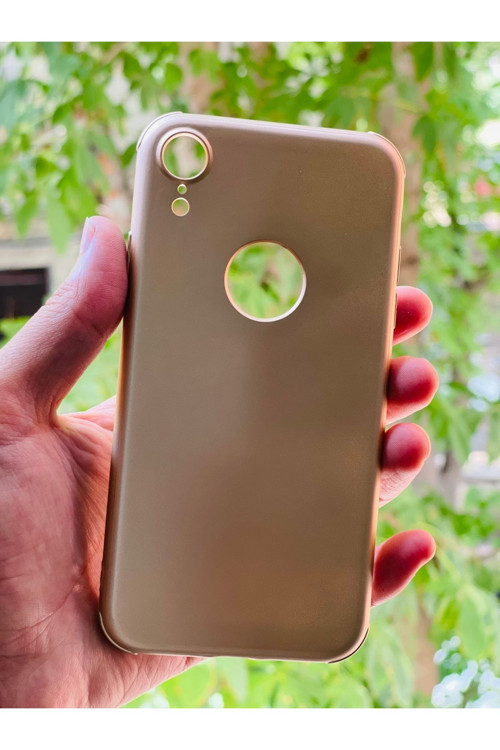 İphone Xr Uyumlu Kılıf Gold Desenli Baskılı Silikon