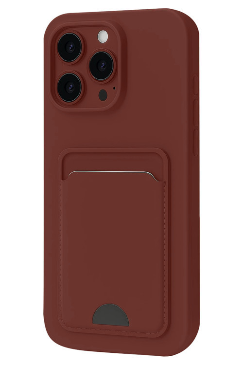 Apple İphone 16 Plus Kılıf Kartlıklı Soft Silikon Azn-Kelvin