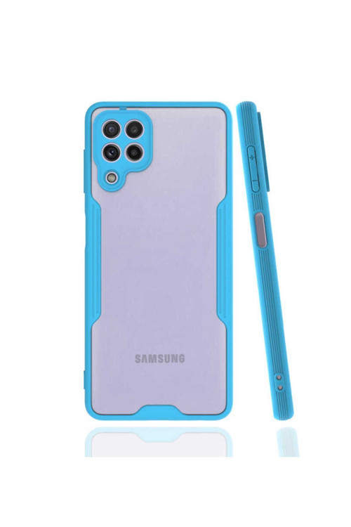 Samsung Galaxy M22 Kılıf Ultra İnce Buzlu Zr-Parfe