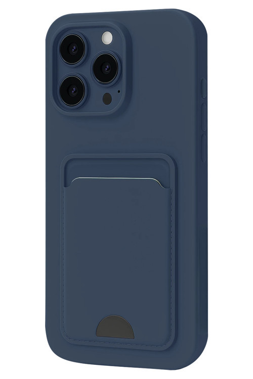 Apple İphone 16 Plus Kılıf Kartlıklı Soft Silikon Azn-Kelvin