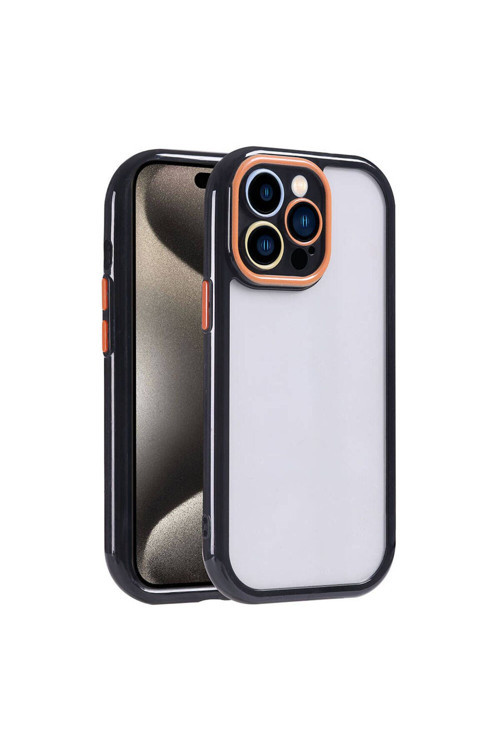 İphone 14 Pro Max Kılıf Kamera Korumalı Renkli Kenar Ve Çerçeve Tasarımlı Zr-Vitamin
