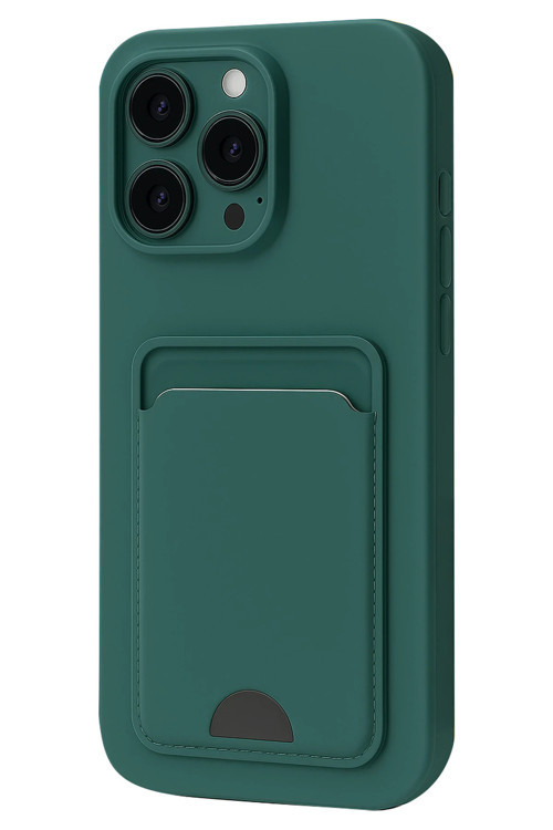 Apple İphone 16 Plus Kılıf Kartlıklı Soft Silikon Azn-Kelvin