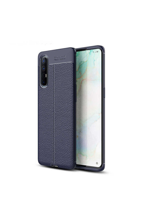 Oppo Reno 3 Pro 5G Kılıf Deri Görünümlü Silikon Zr-Niss