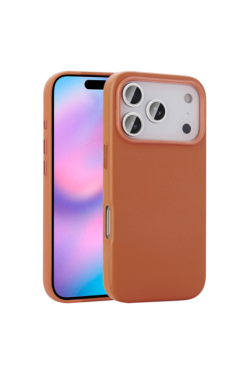 Apple İphone 17 Pro Kılıf M-Safe Şarj Özellikli Pu Deri Görünümlü Zr-Kupra