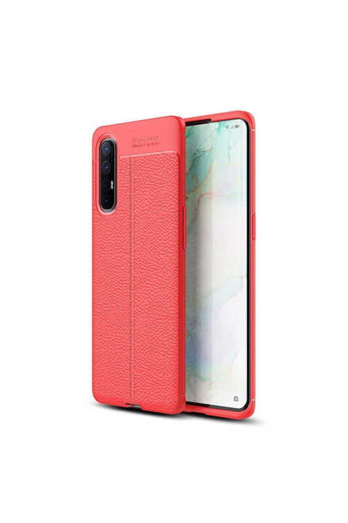 Oppo Reno 3 Pro 5G Kılıf Deri Görünümlü Silikon Zr-Niss