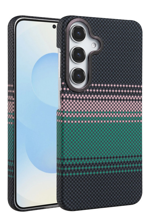 Samsung Galaxy A55 5G Kılıf Kevlar Şık Görünüm Magesafe Özellikli Azn-Vga-Mgsf