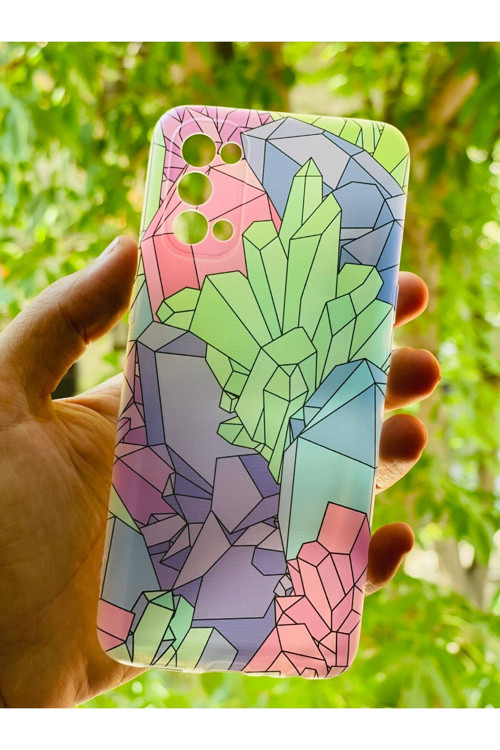 Oppo Reno 4 Kılıf Desenli Baskılı Silikon