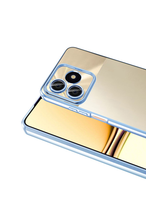 Realme C53 Kılıf Kamera Korumalı Logo Gösteren Silikon Zr-Omega