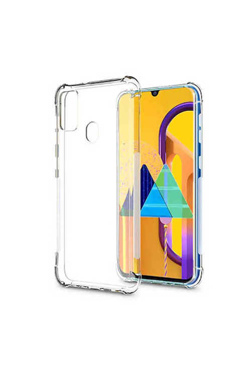 Samsung Galaxy M31 Kılıf Nitro Anti Shock Darbe Emici Silikon Kapak + Ekran Koruyucu A++