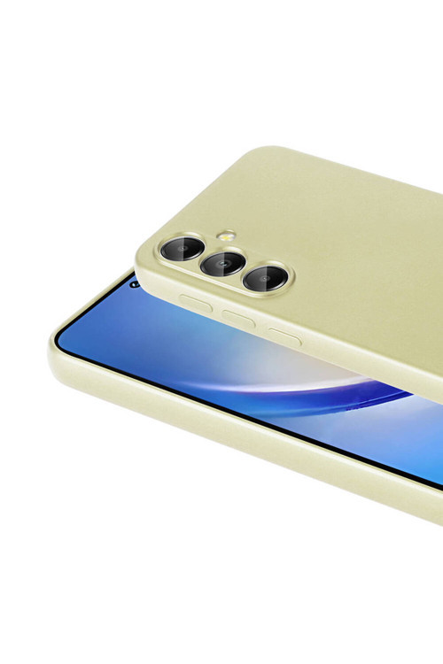 Samsung Galaxy A35-5G Kılıf Mat Esnek Silikon Kılıf Zr-Premier