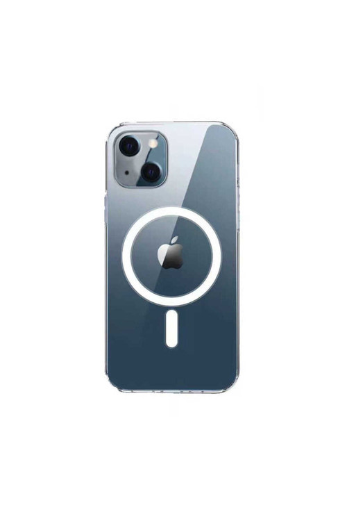 Apple Iphone 13 Mini Kılıf Magsafe Özellikli Wireless Silikon Kapak + Ekran Koruyucu A++