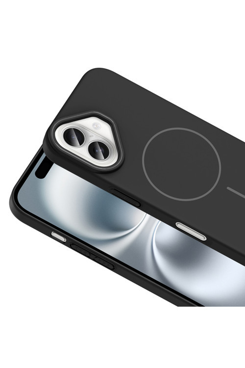 Apple İphone 16 Plus Kılıf Magsafe Şarj Özellikli Zr-Rubby