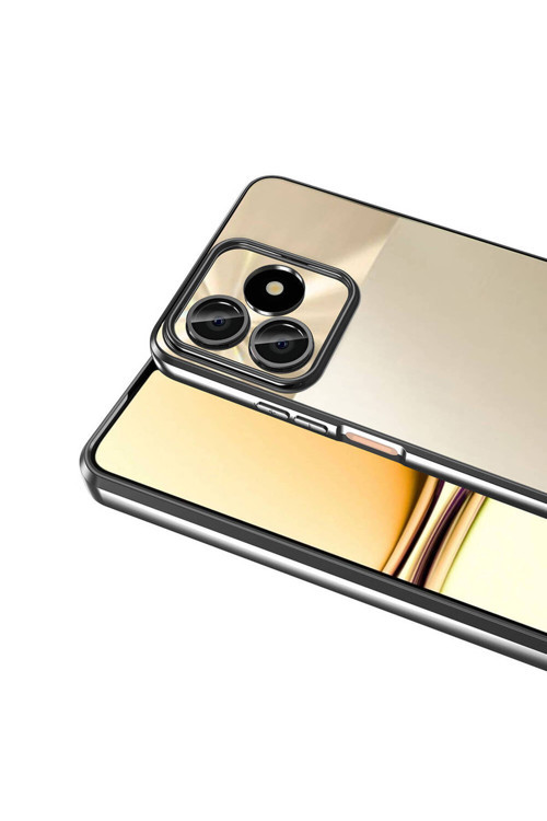 Realme C53 Kılıf Kamera Korumalı Logo Gösteren Silikon Zr-Omega