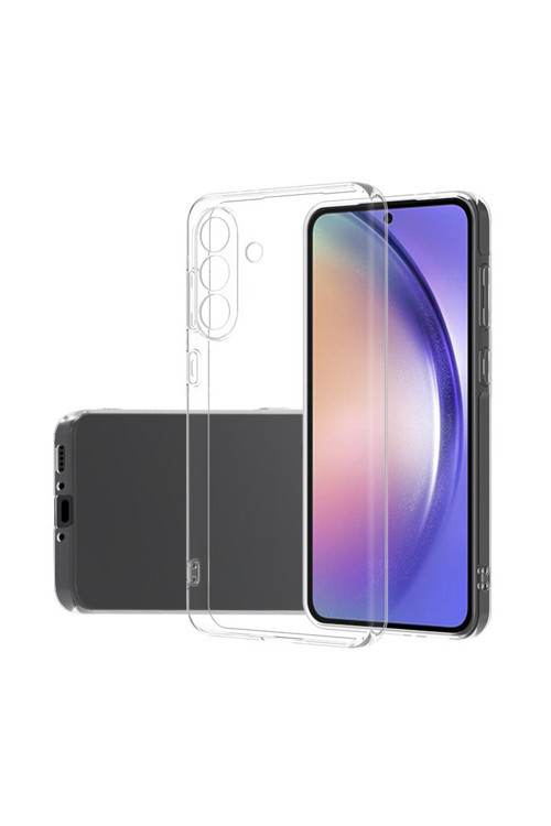 Samsung Galaxy A56 Kılıf Şeffaf Esnek Silikon Kılıf Zr-Süper
