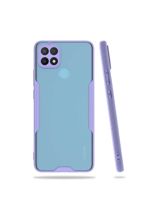 Oppo A15S Kılıf Ultra İnce Buzlu Zr-Parfe