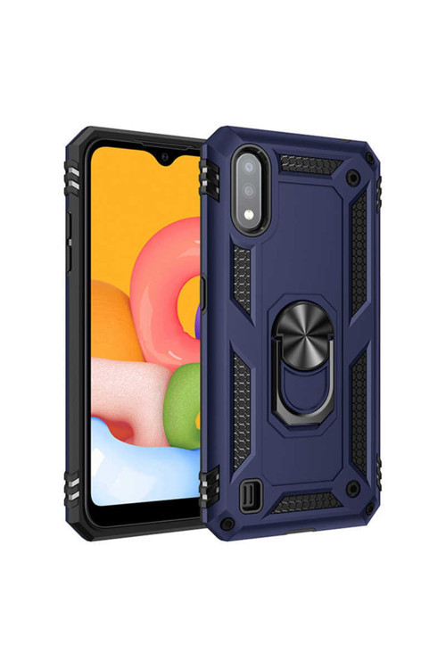 Samsung Galaxy A01 Core Uyumlu Kılıf Vega Zırh Tank Tam Koruma Kapak