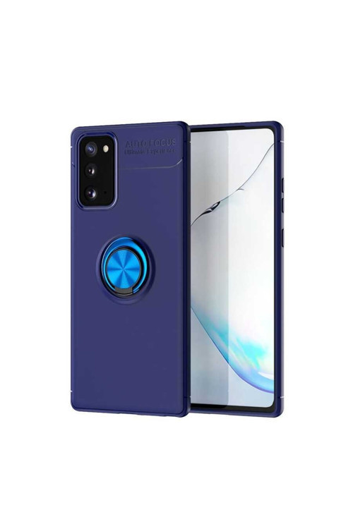 Samsung Galaxy S20 Fe Kılıf Ravel Yüzüklü Standlı Silikon Kapak