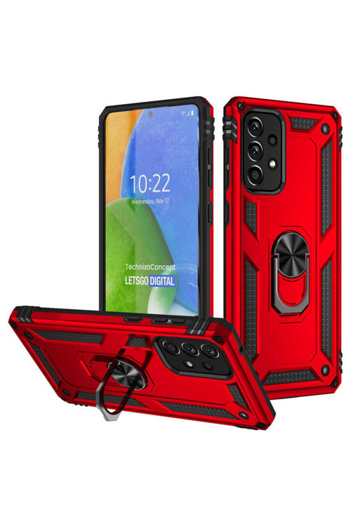 Samsung Galaxy A73 5G Kılıf Standlı Tank Kapak Zr-Vega