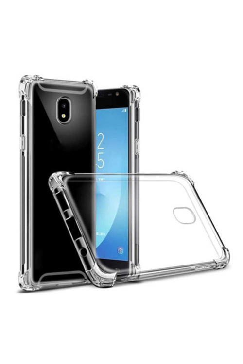 Samsung Galaxy J730 Pro Kılıf Nitro Anti Shock Darbe Emici Silikon Kapak + Kablo Koruyucu A++