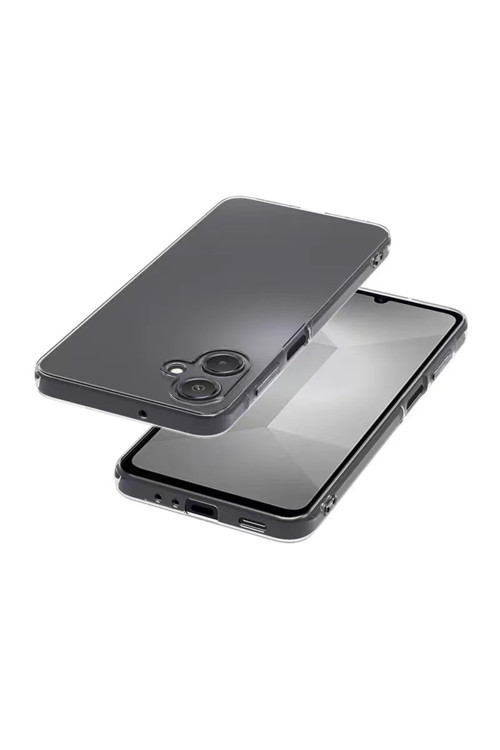 Samsung Galaxy A07 Kılıf Şeffaf İnce Silikon Zr-Spr
