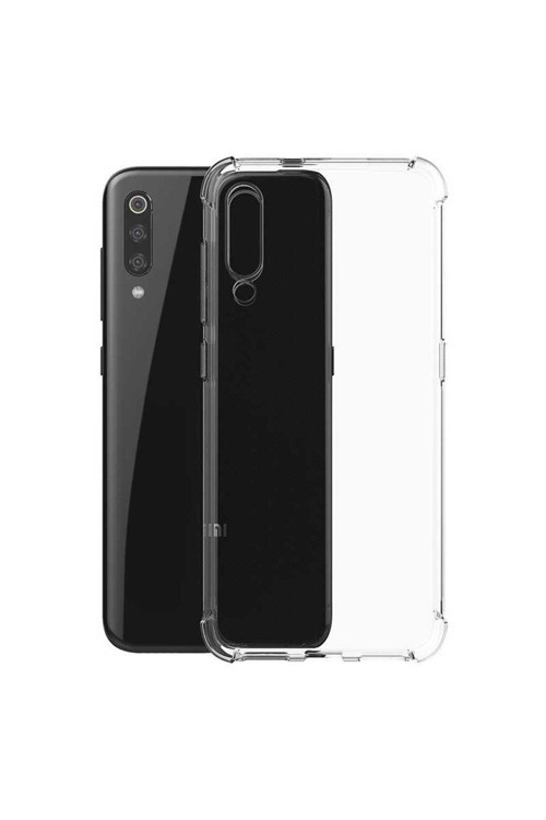 Xiaomi Mi 9 Kılıf Nitro Anti Shock Darbe Emici Silikon Kapak + Kablo Koruyucu A++