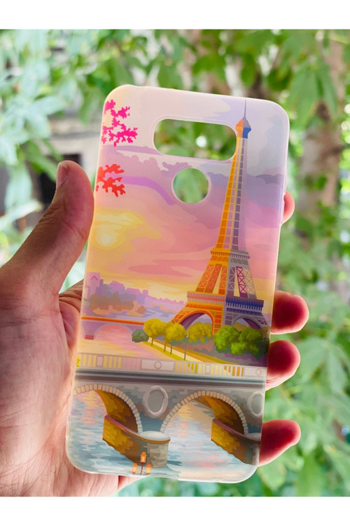 Lg G6 Kılıf Paris Eyfel Desenli Baskılı Silikon