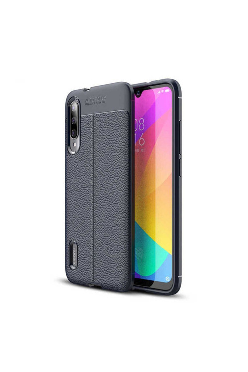 Xiaomi Mi 9 Lite Kılıf Deri Görünümlü Silikon Zr-Niss