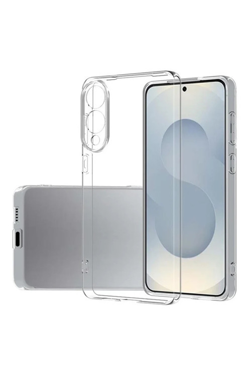 Samsung Galaxy S25 Edge Kılıf Şeffaf Silikon Kapak Azn-Lüx