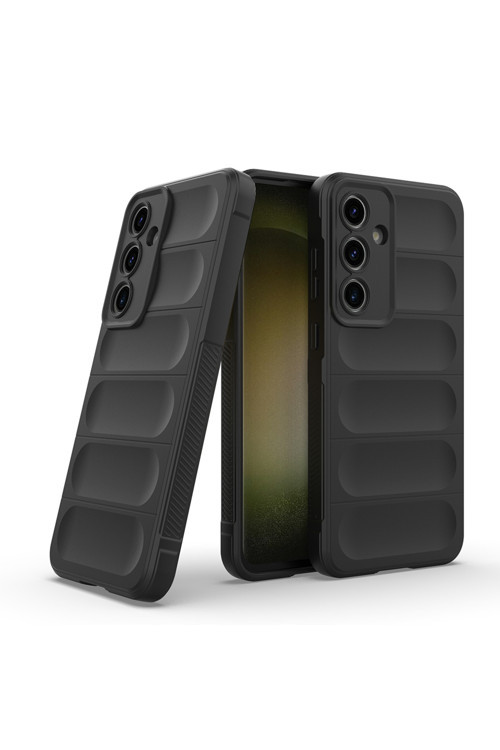 Samsung Galaxy S25 Fe Kılıf Esnek Tpu Oyuklu Arka Yüzey Tasarımlı Zr-Etnik